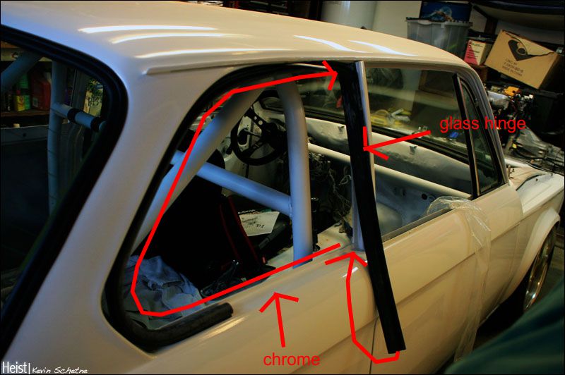 Car & Truck Parts Genuine BMW E10 1602 2002 2002Tii Quarter Window Left