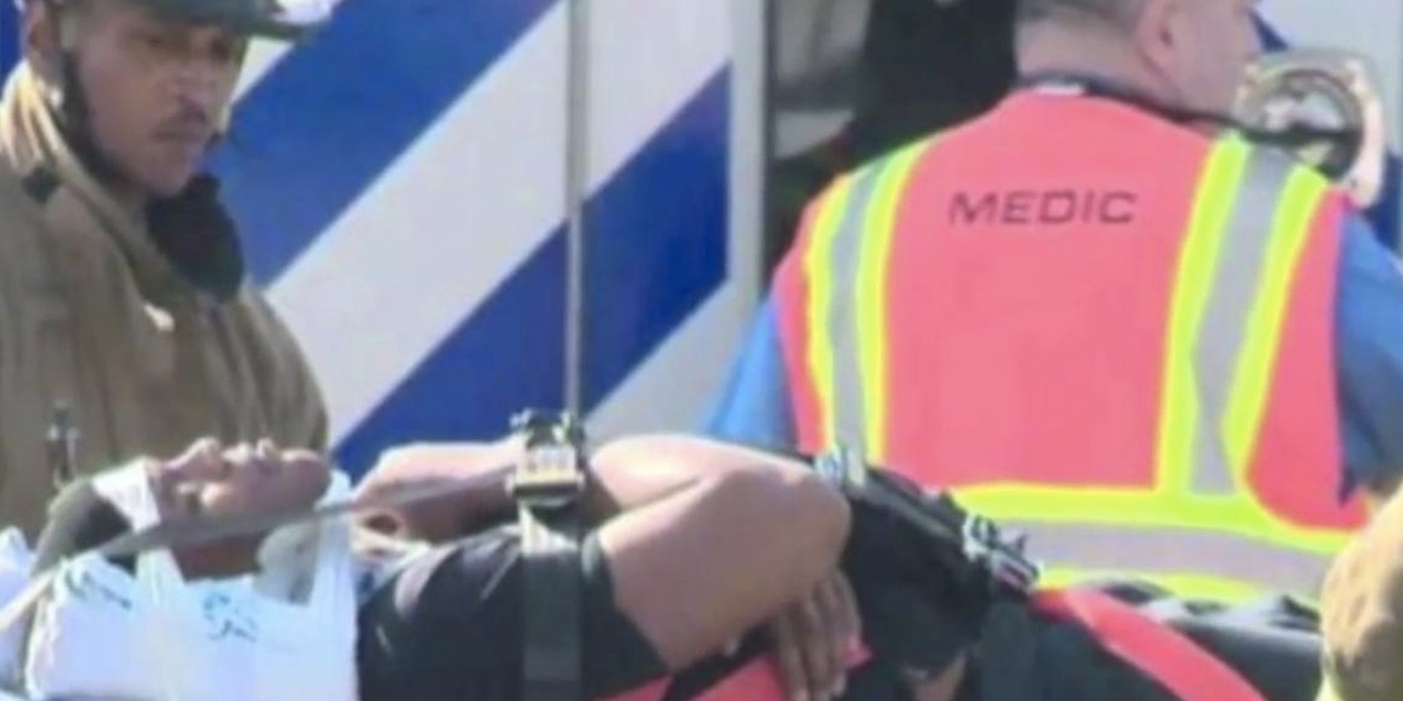 Panthers QB Cam Newton gets a getwell card from the The