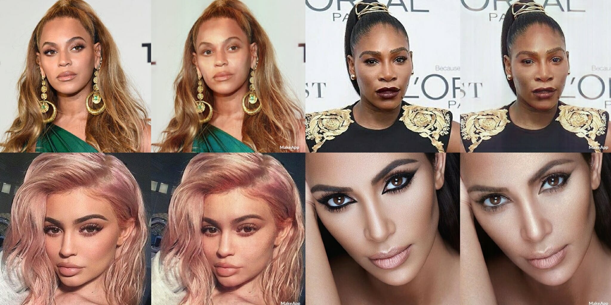 'MakeApp' AIBased Editor Called Sexist For Makeup Removal Filter