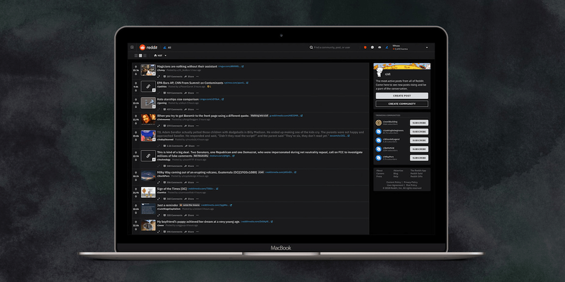 Reddit Night Mode How To Enable Reddit's New Dark Mode Theme