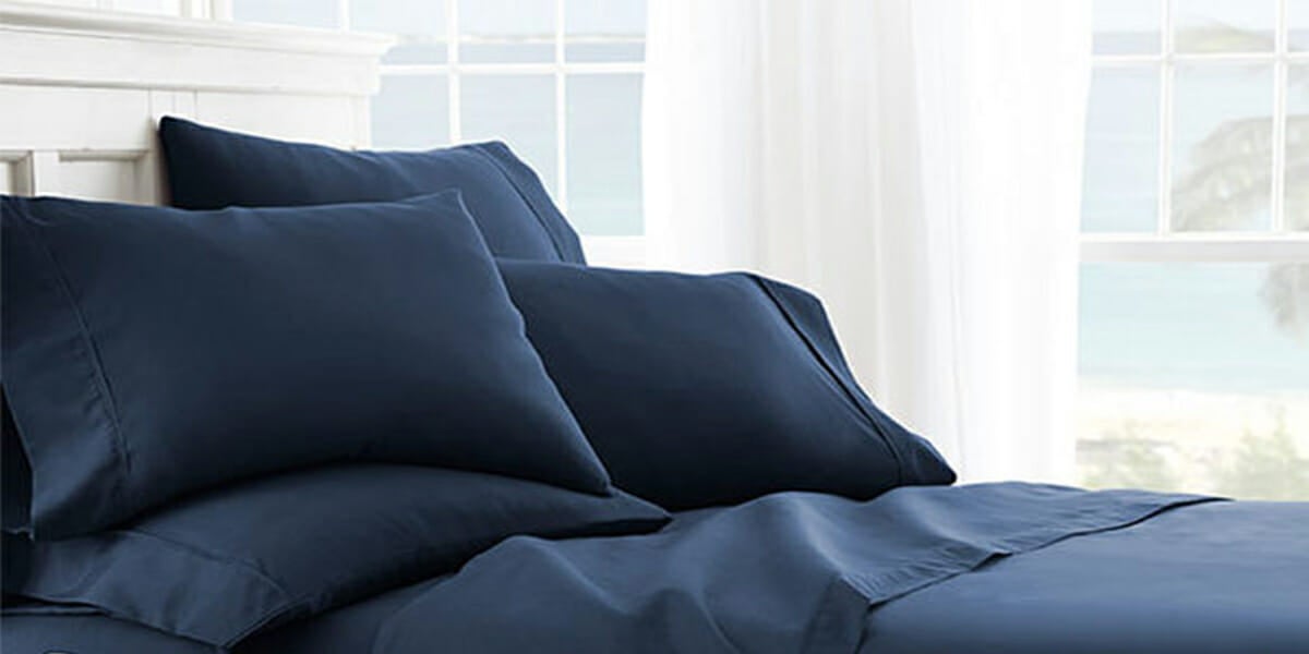 This antimicrobial microfiber sheet set is perfect for dorm living and