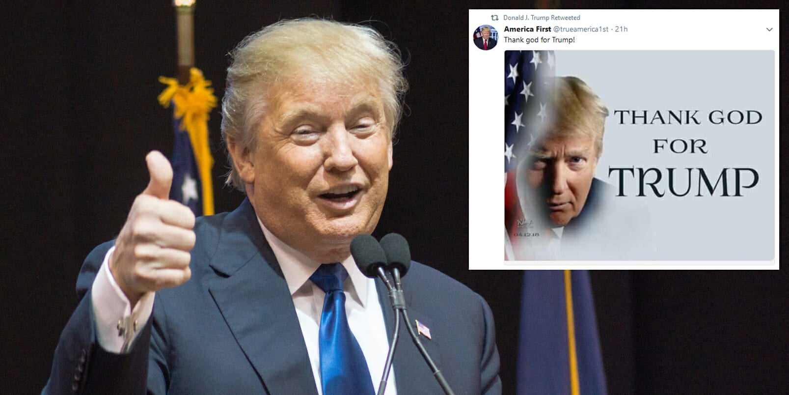 Trump Goes On A Retweeting Spree, Posts A Bunch Of ProTrump Memes