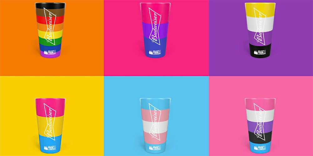 Budweiser UK Faces Backlash for Selling Beer With Pride Flags