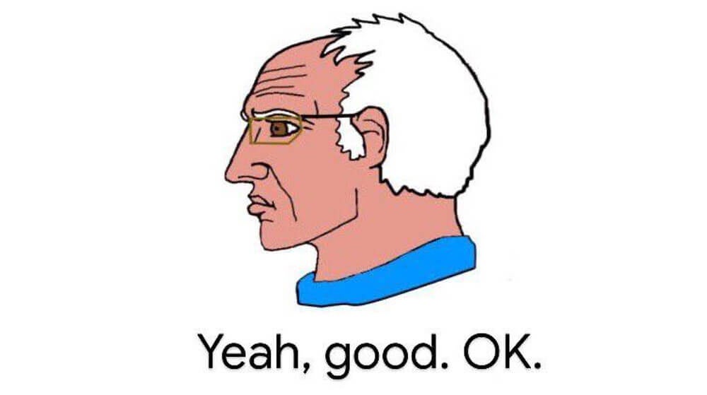 'Yeah, Good. OK' Bernie Sanders Meme Is a New Way to Dismiss People