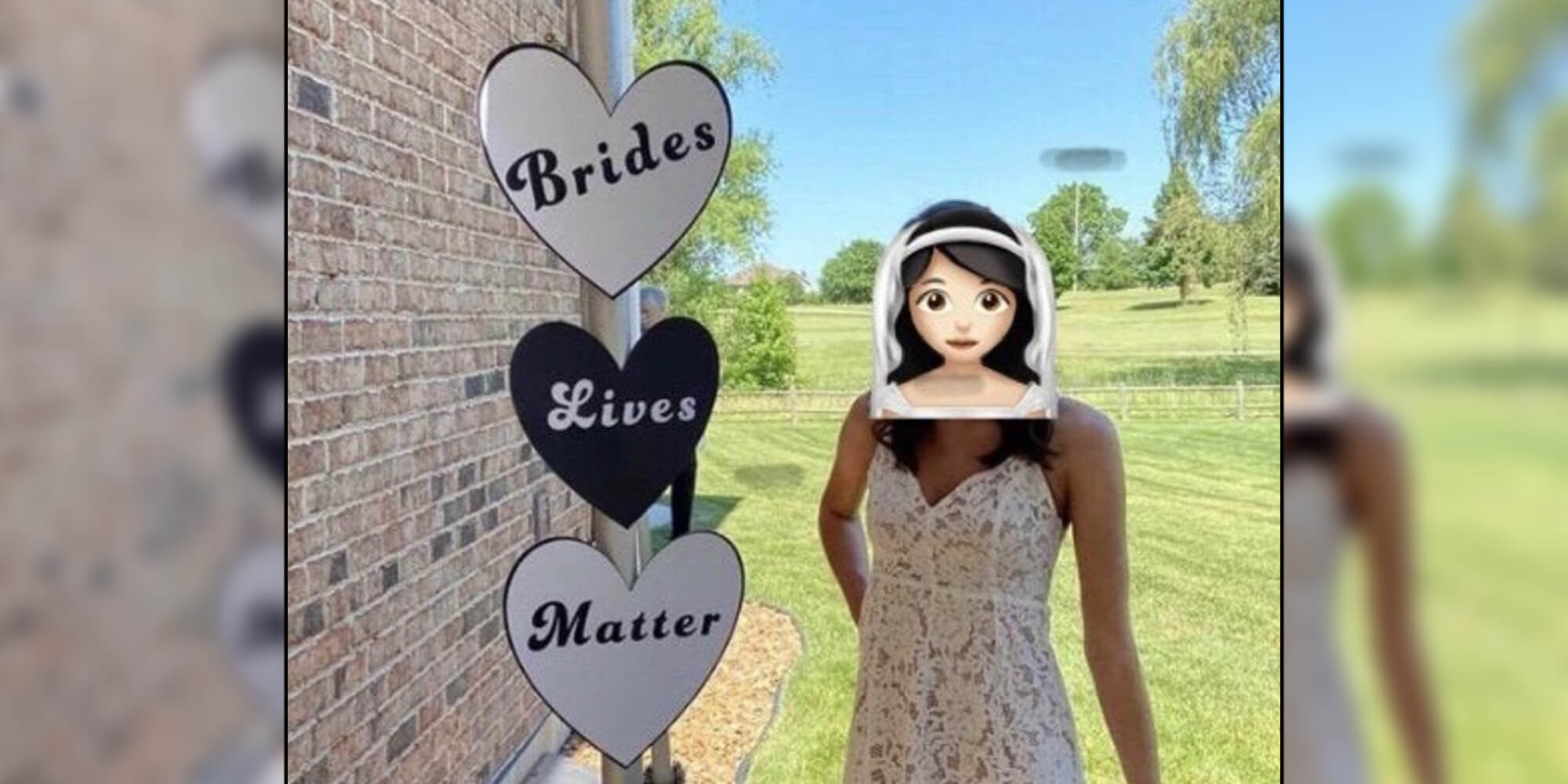 Everyone Hates This 'Bride Lives Matter' Wedding Photo