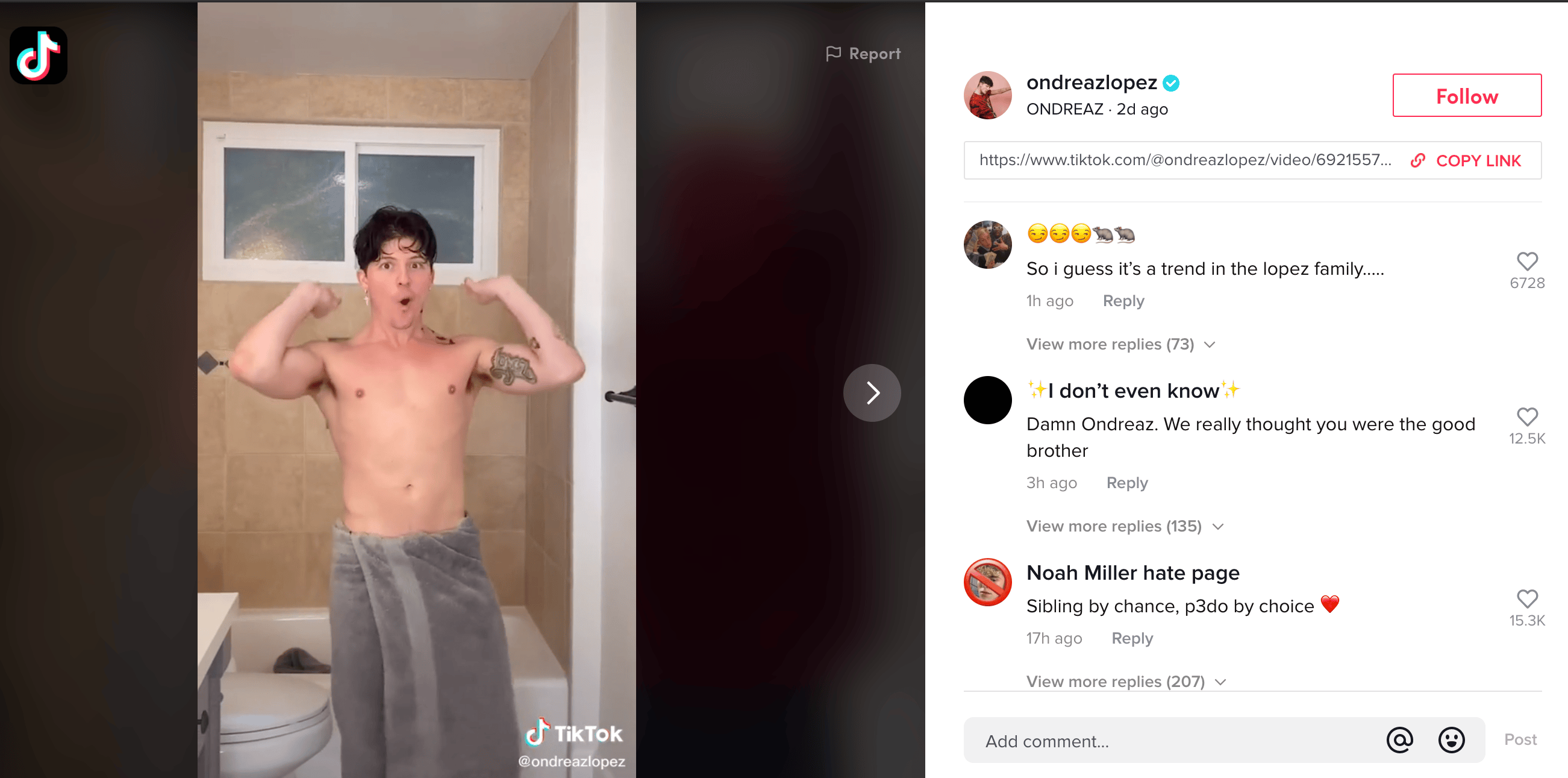 TikToker Ondreaz Lopez Accused of Sexually Assaulting 14YearOld