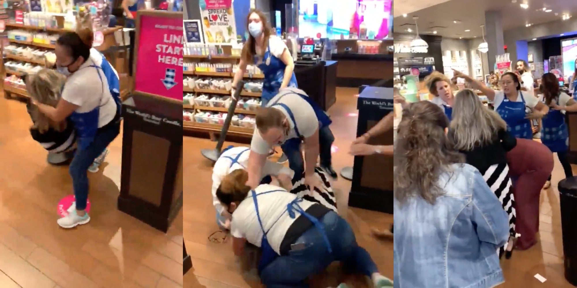 Video Shows Brawl Between Bath & Body Works Employees, Customers