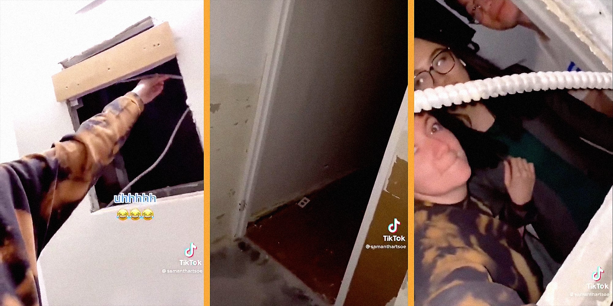 Woman Finds Secret Apartment Behind Bathroom Mirror in TikTok