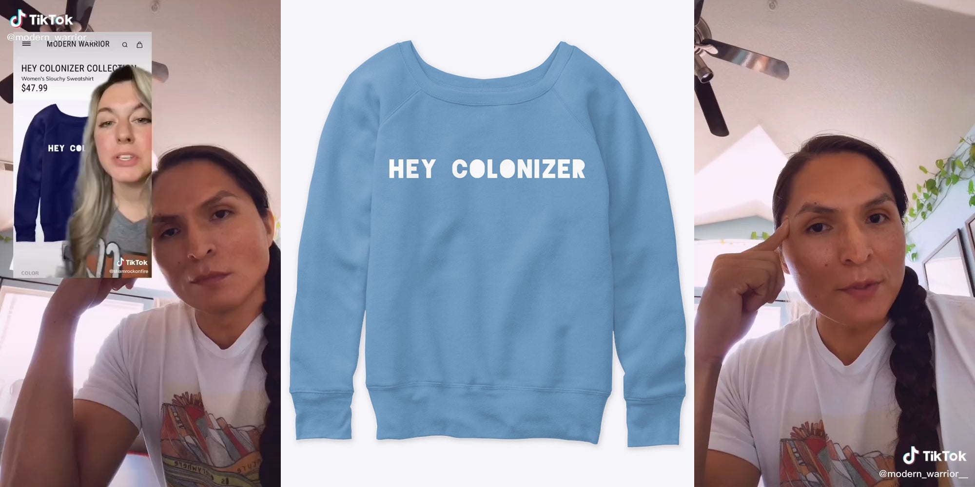 Indigenous TikToker Shuts Down User Claiming He Profits Off Racism