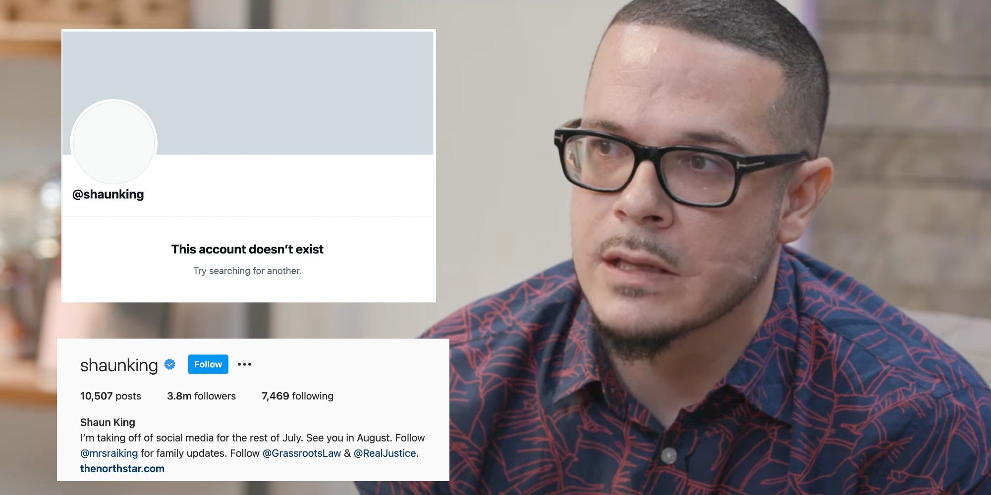 Shaun King temporarily deactivates his social media accounts—and