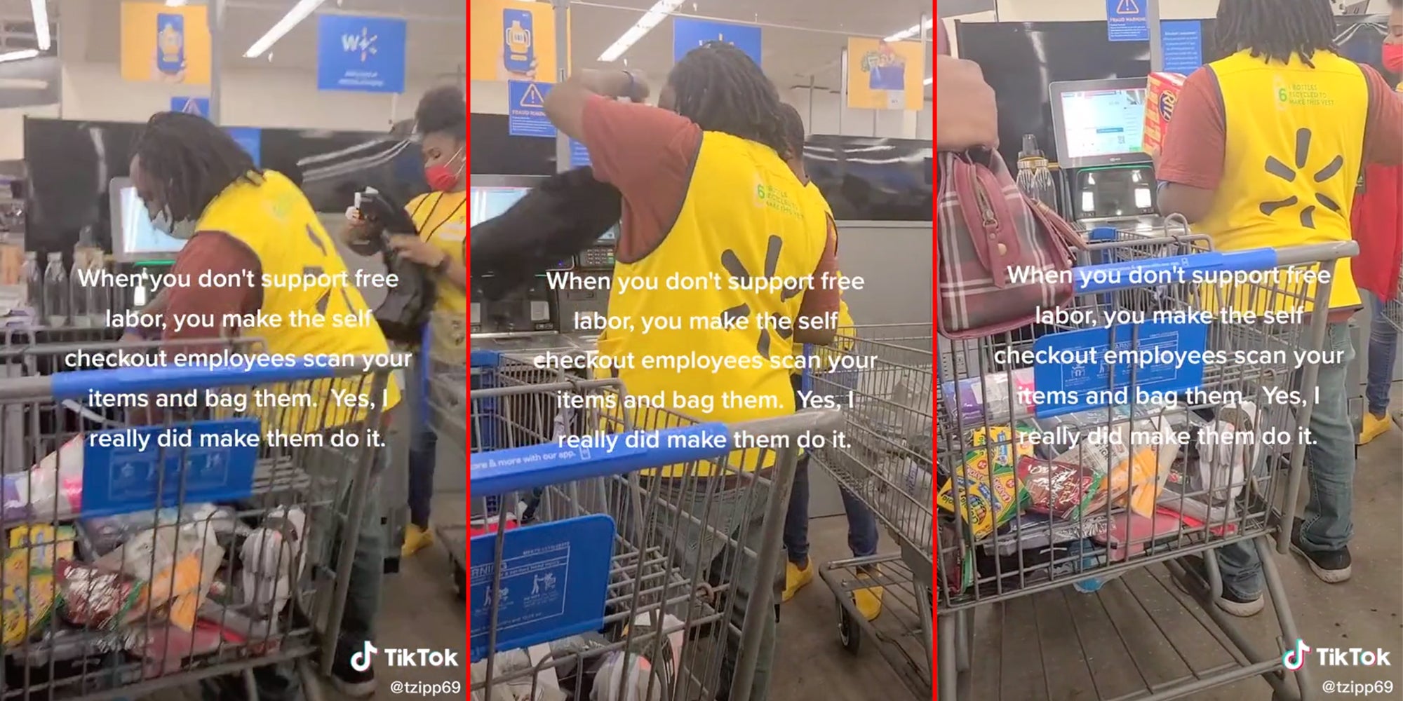 'Karen' Makes Walmart Employees Scan, Bag Items in SelfCheckout