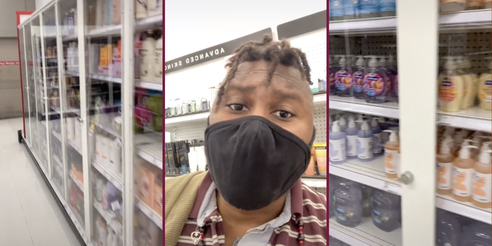 Customer Calls out Target for Locking Up Hygiene Products