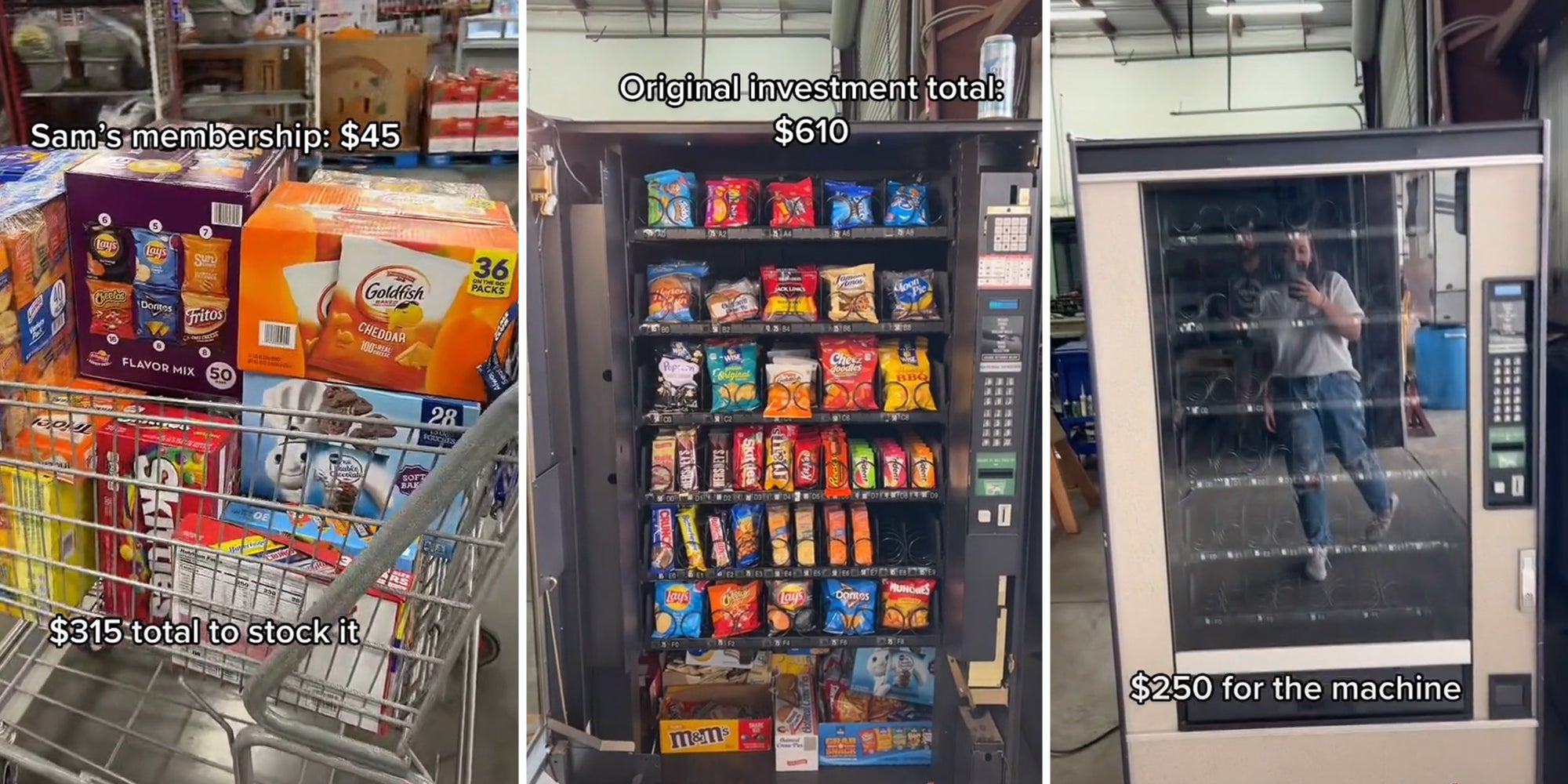 TikToker Shares Reality of Owning a Vending Machine