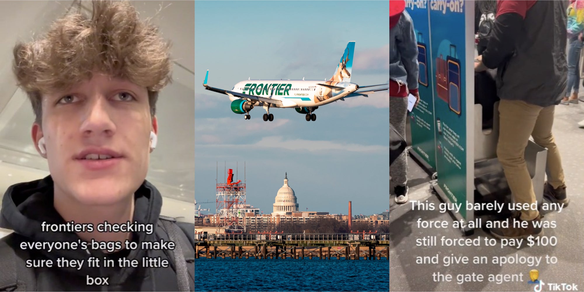 Passenger Had To Pay 100 Bag Fee After Using Force To Fit Bag