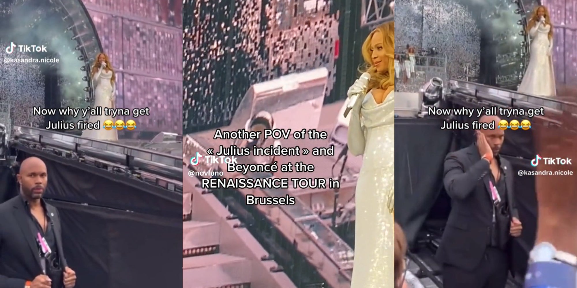 'She’s about to move Julius backstage' Video shows fans cheering at