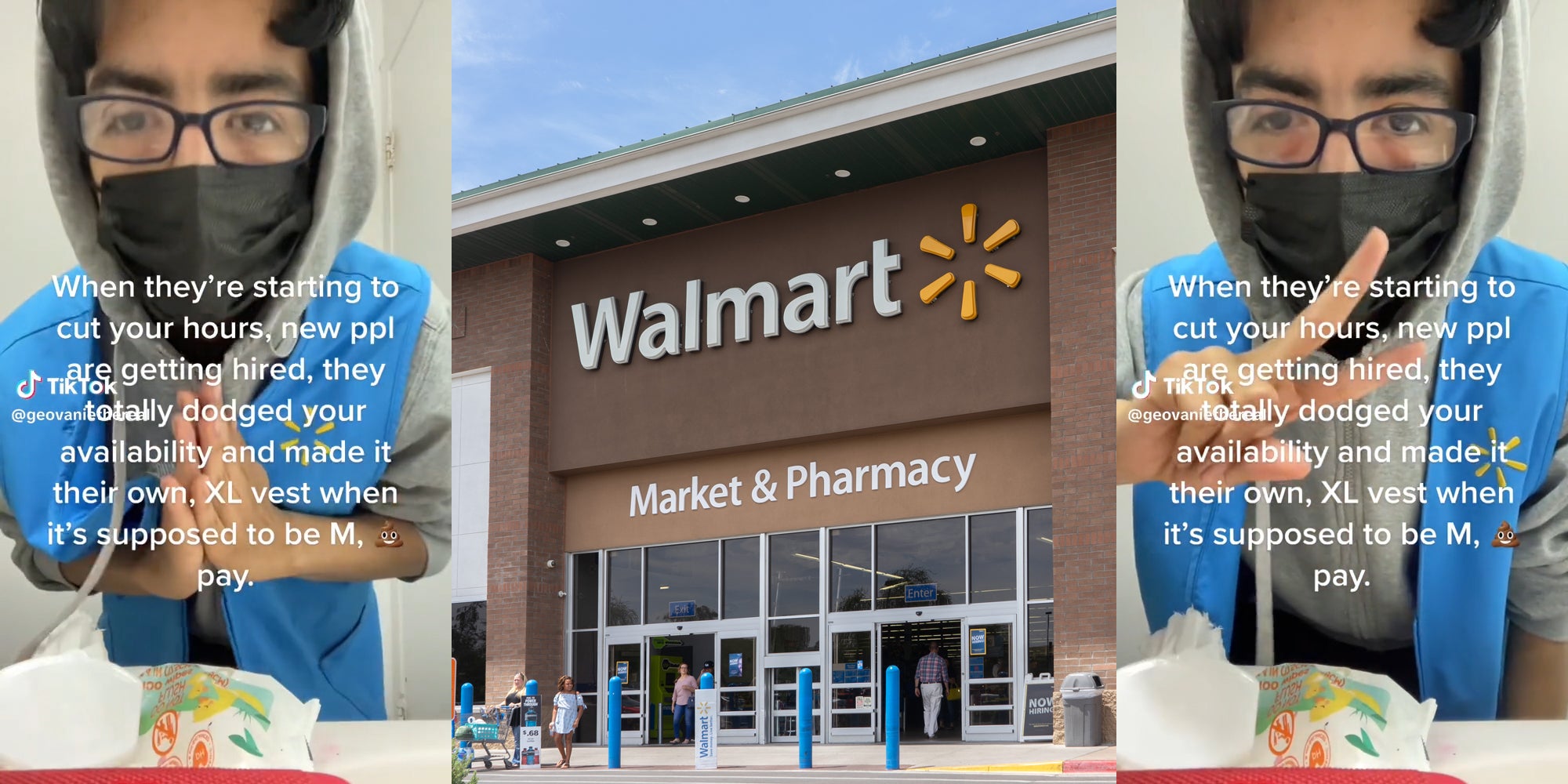 Walmart Worker Contends He Got the Wrong Size Vest
