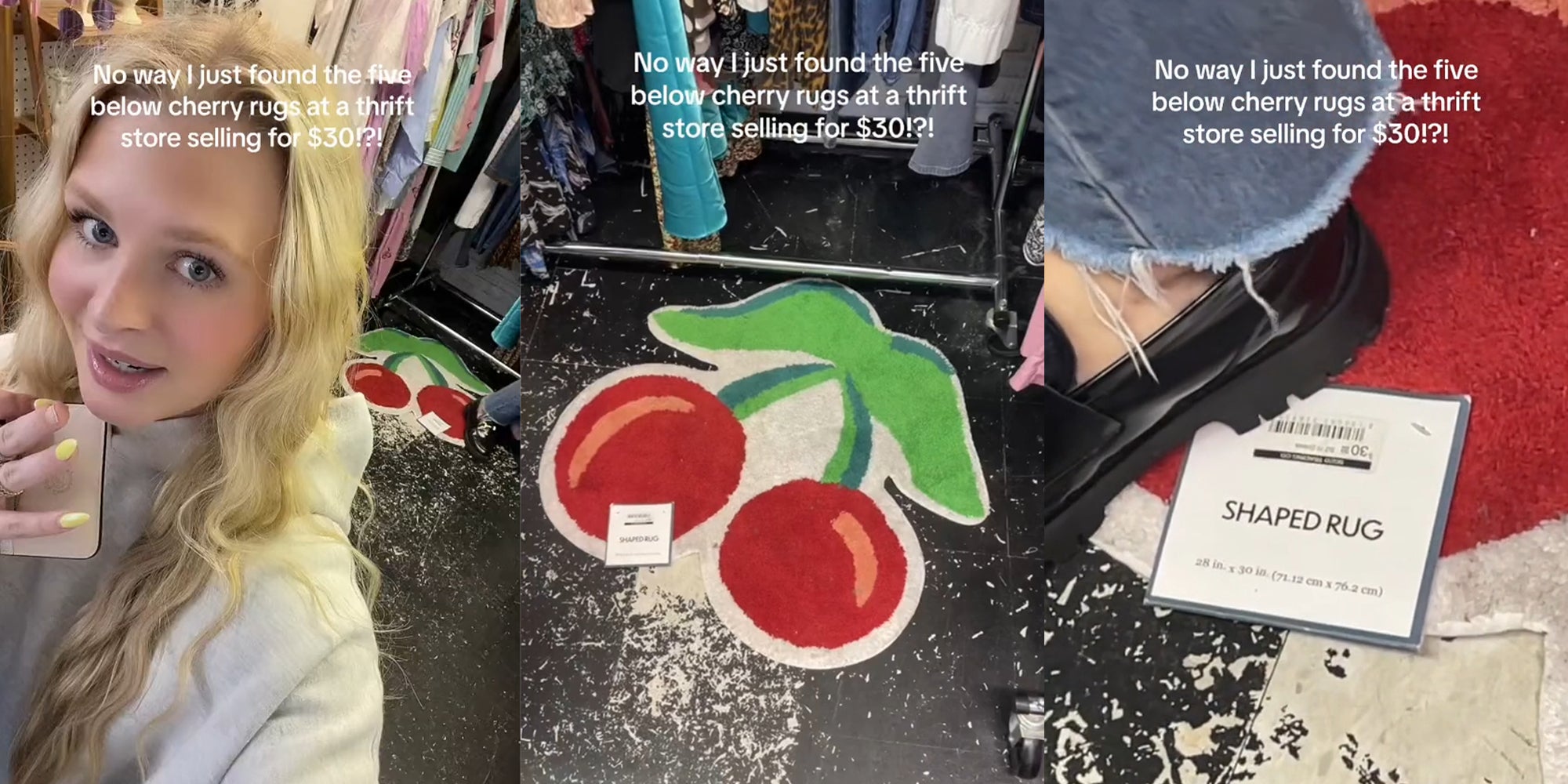 Shopper Finds 5 Five Below Rug at Thrift Store Being Sold for 30