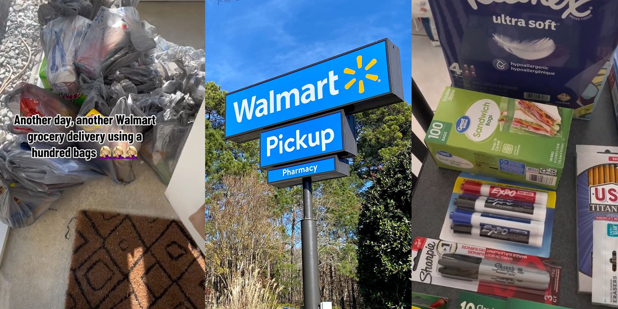 Walmart Customer Says Every Item Was Placed in Individual Bag