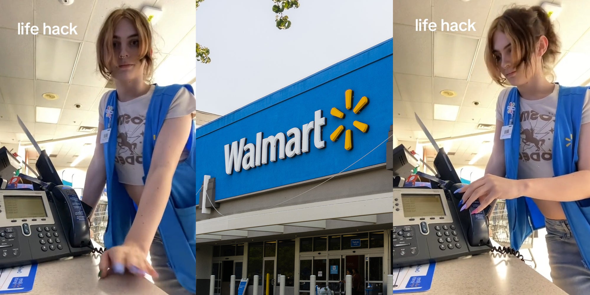 Walmart Worker Hangs Up Call Instead of Answering