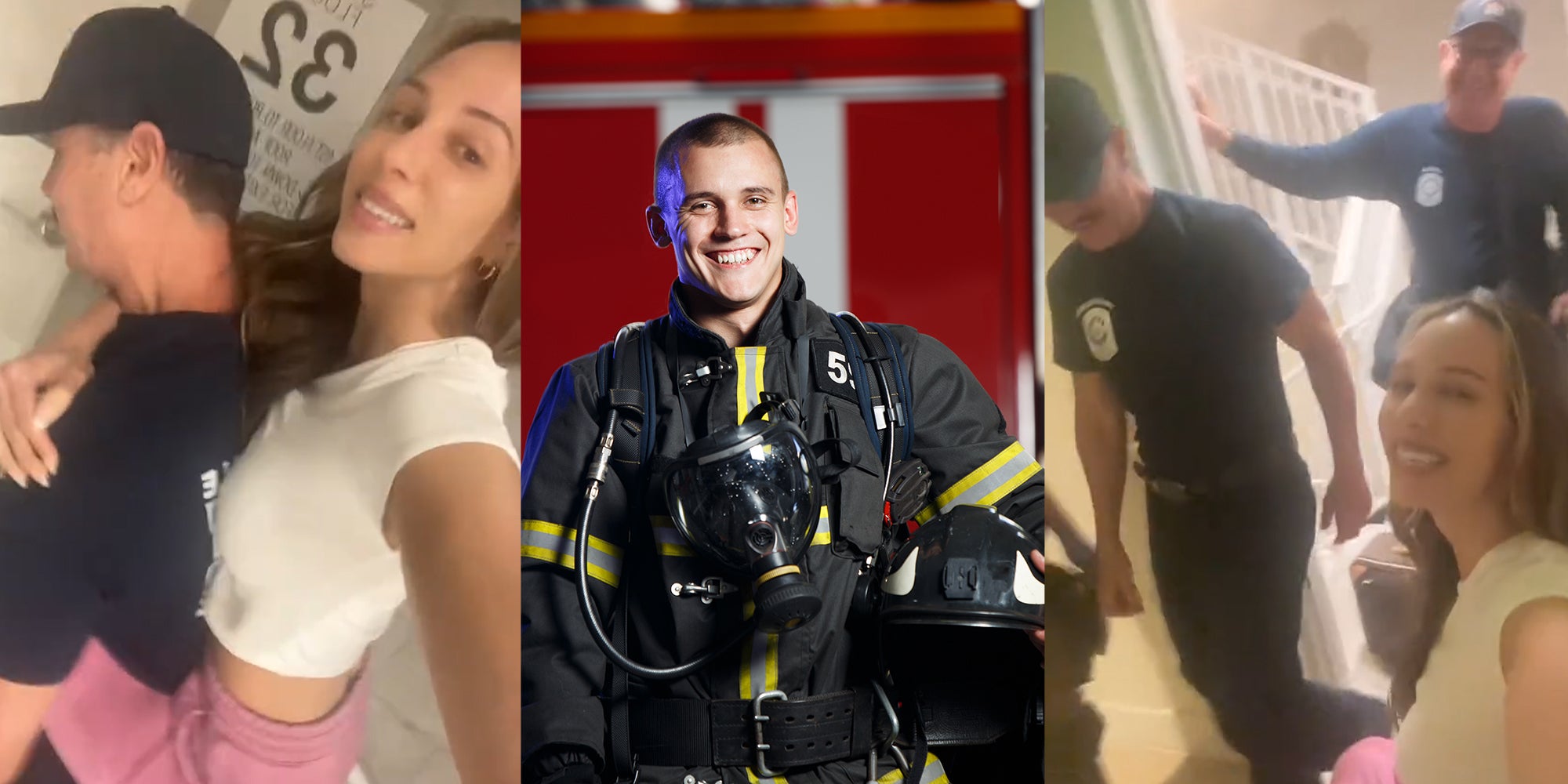 Firefighters Carry Paralyzed Woman Up 13 Flights of Stairs