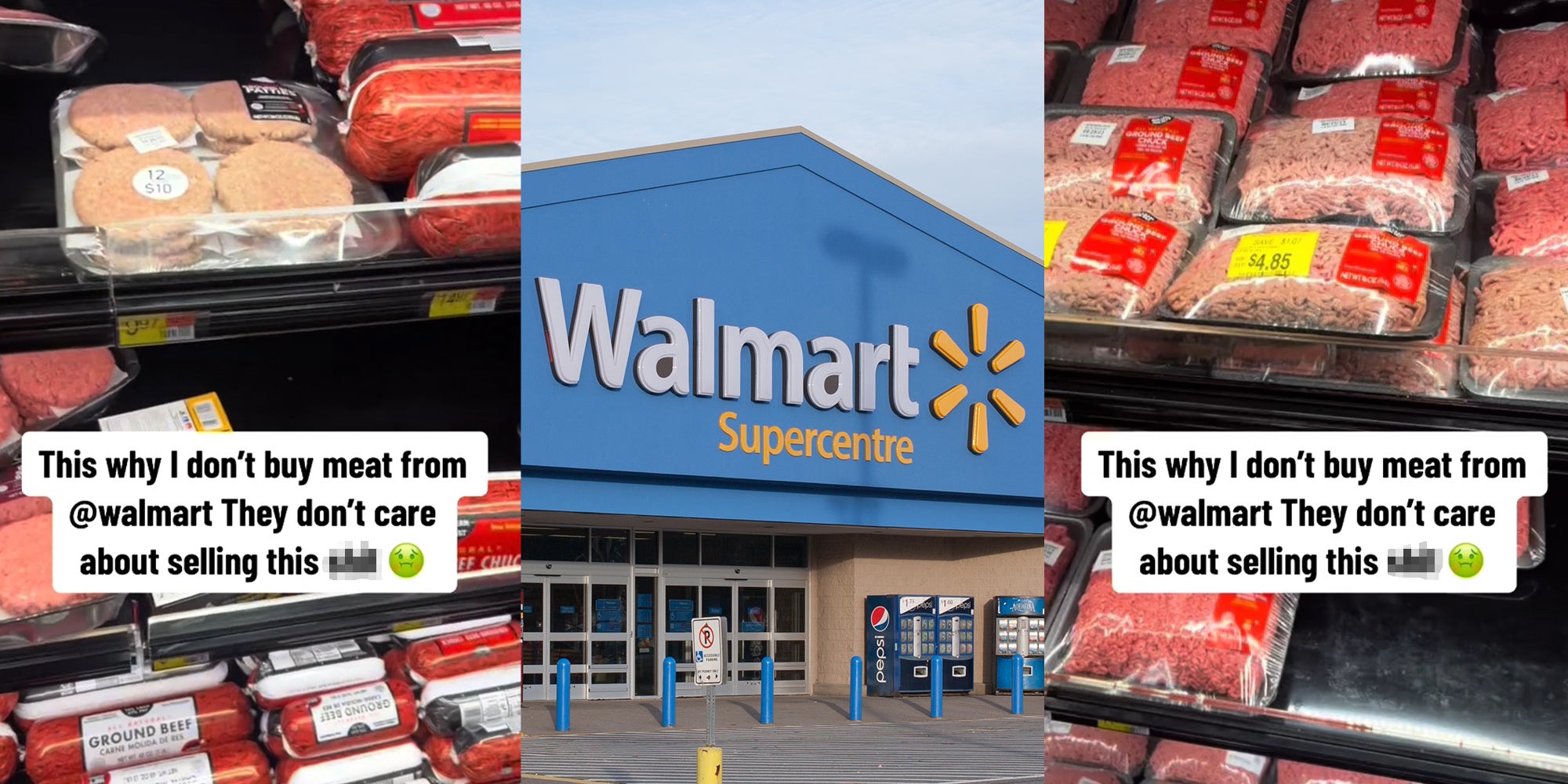 Shopper Says Walmart Was Selling 'Browned' Raw Meat