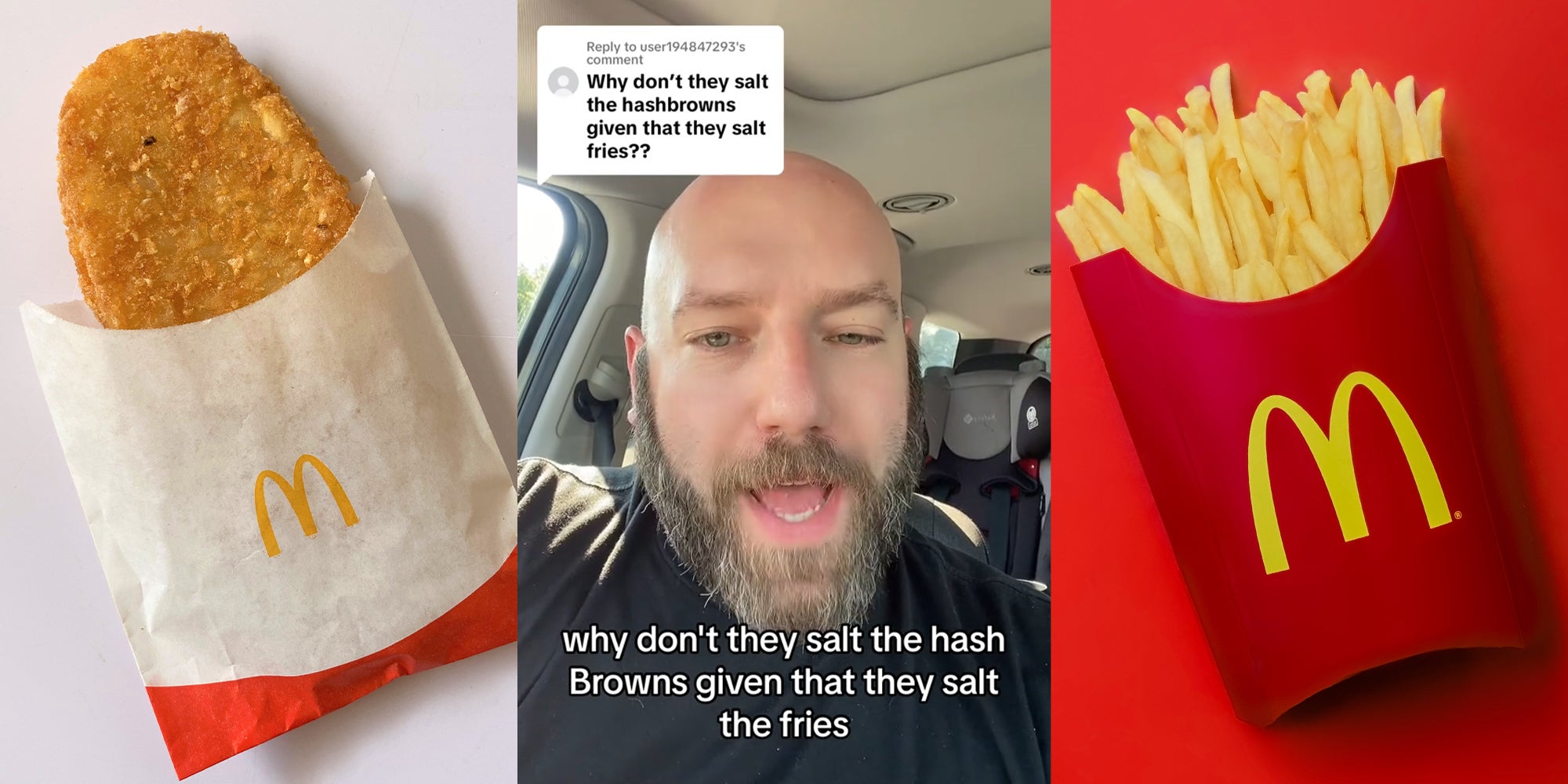 Chef Shares Why McDonald's Hash Browns Aren't Salted like Fries