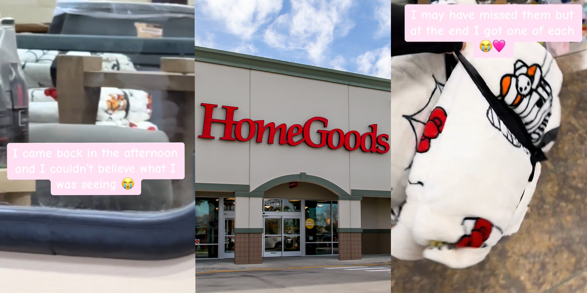 HomeGoods Customer Claims Workers Hid Viral Hello Kitty Blankets