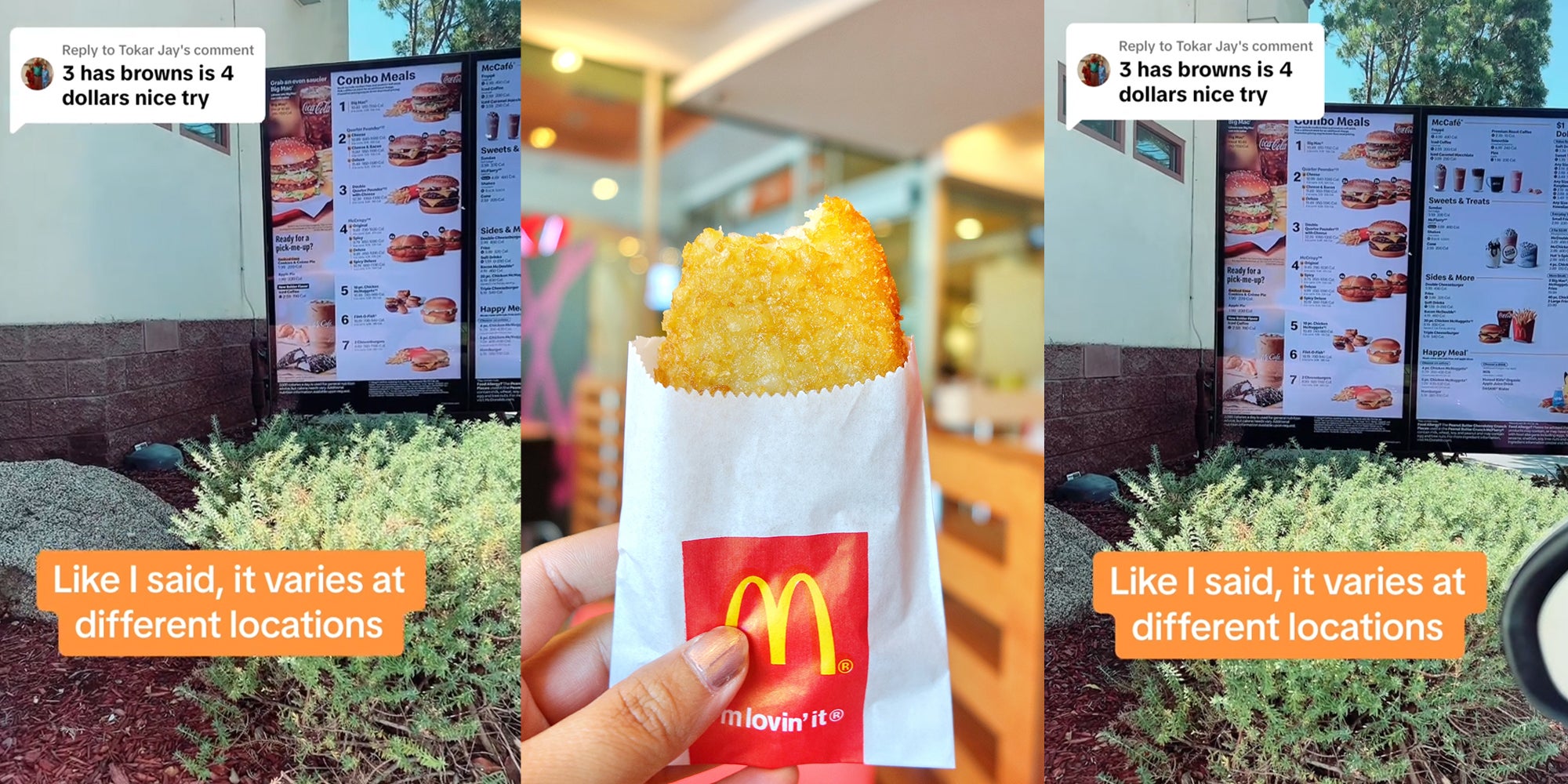 McDonald’s Customer Shocked That 3 Hash Browns Are 9.87