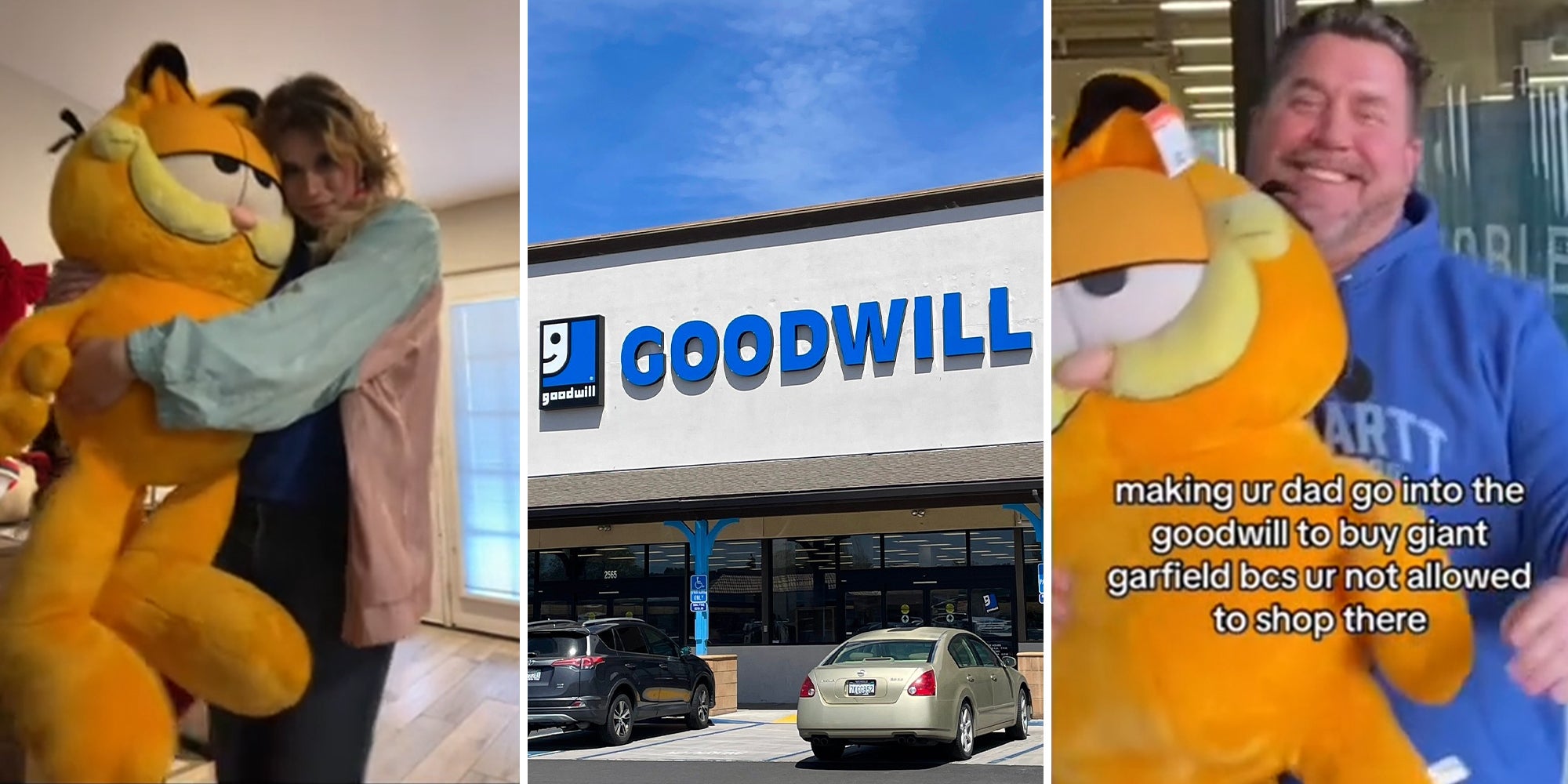 Goodwill Worker Fired For Buying a Giant Garfield