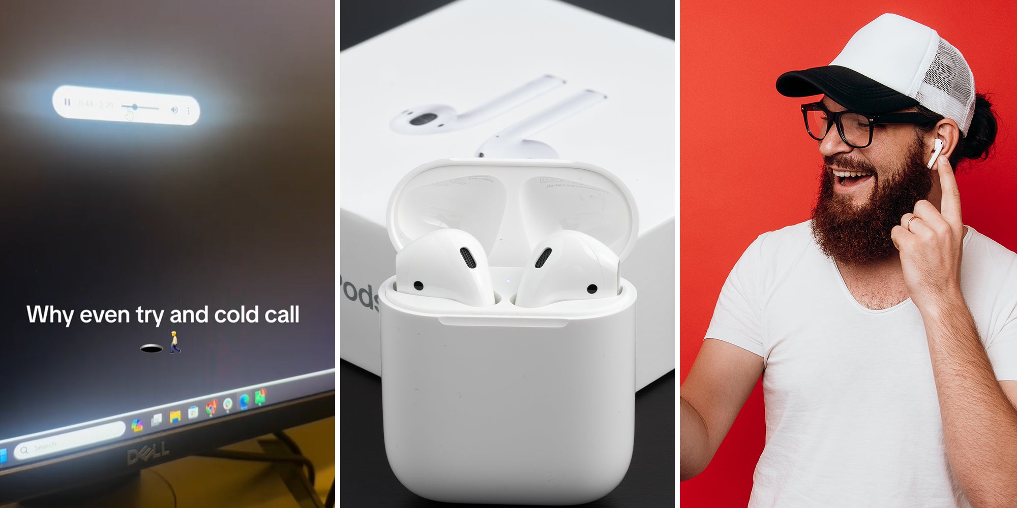 Worker Warns About Cold Calling Customers with Your AirPods On