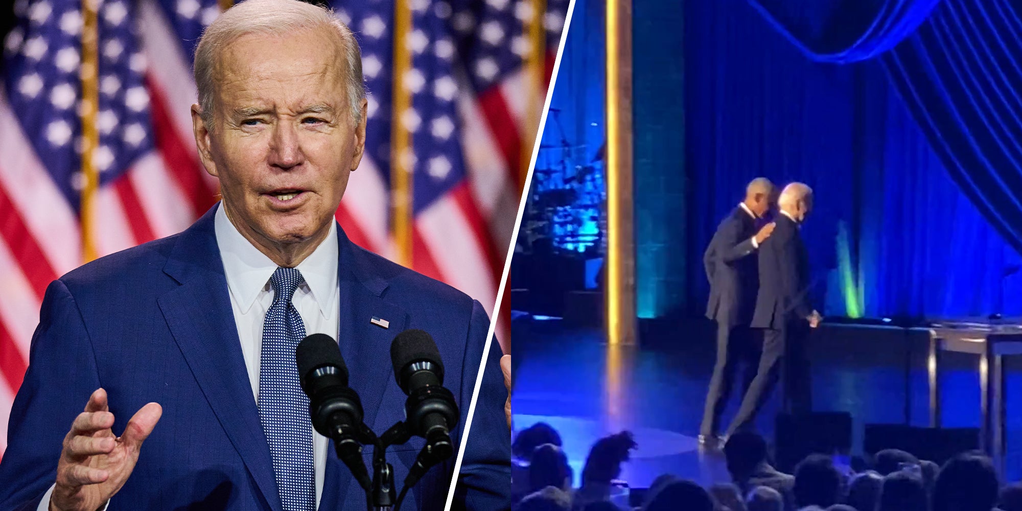 divided over a video of Biden and Obama at fundraiser