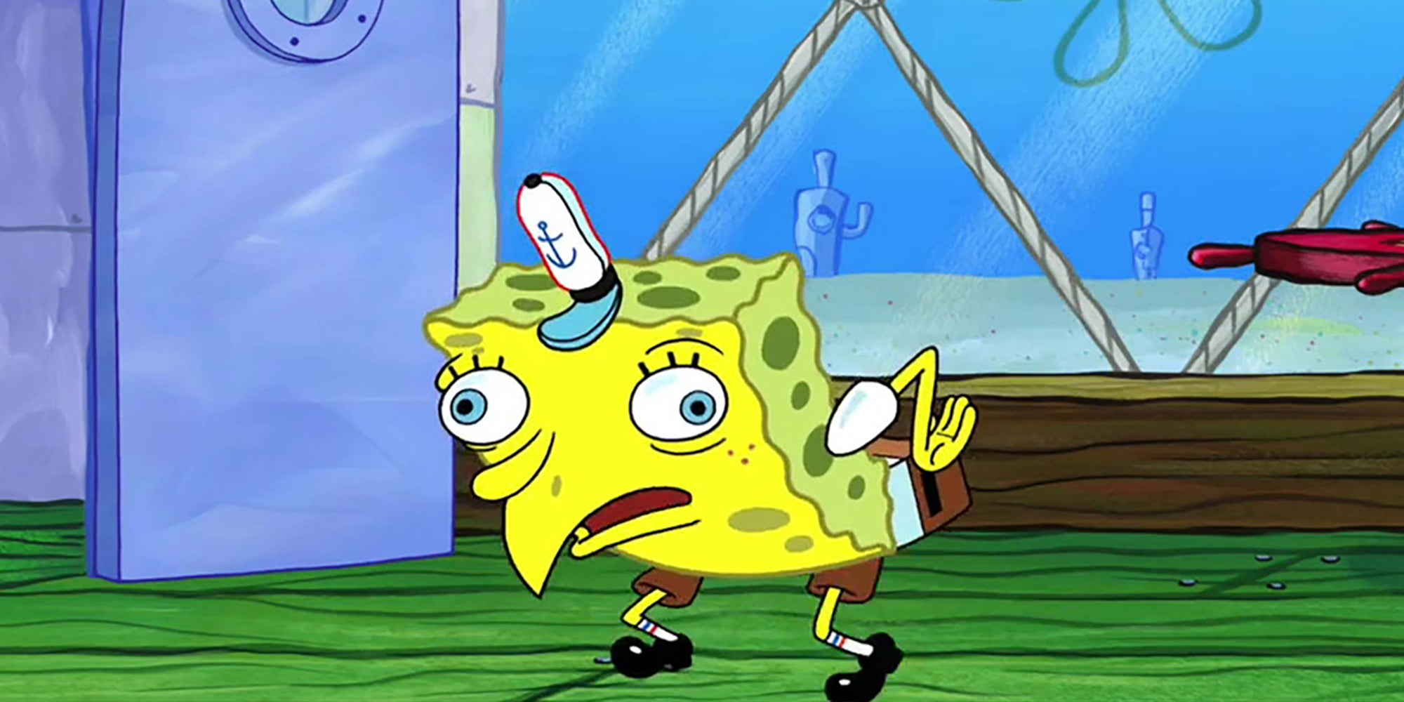 Spongebob Meme Face