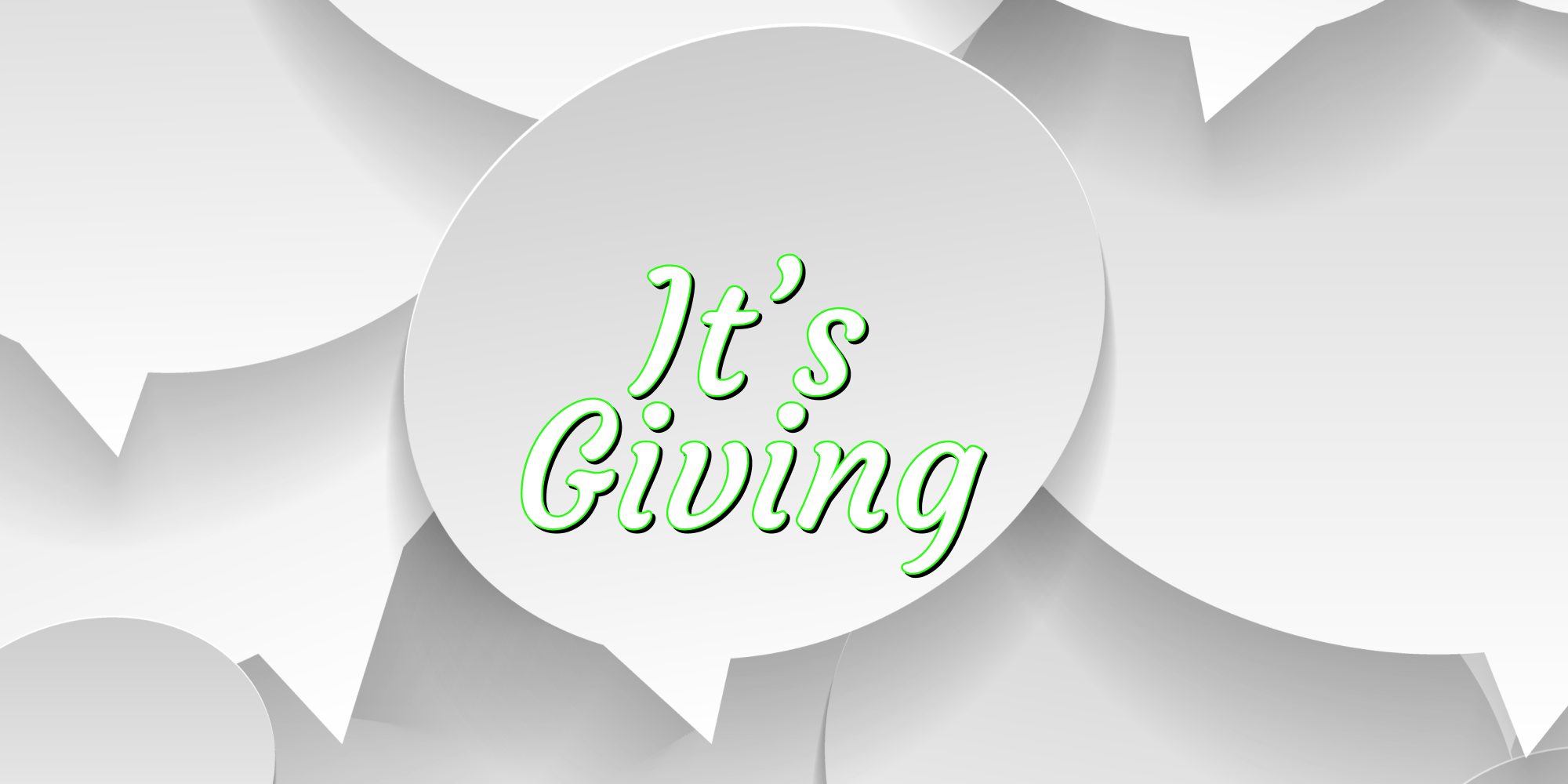 It's giving slang explainer