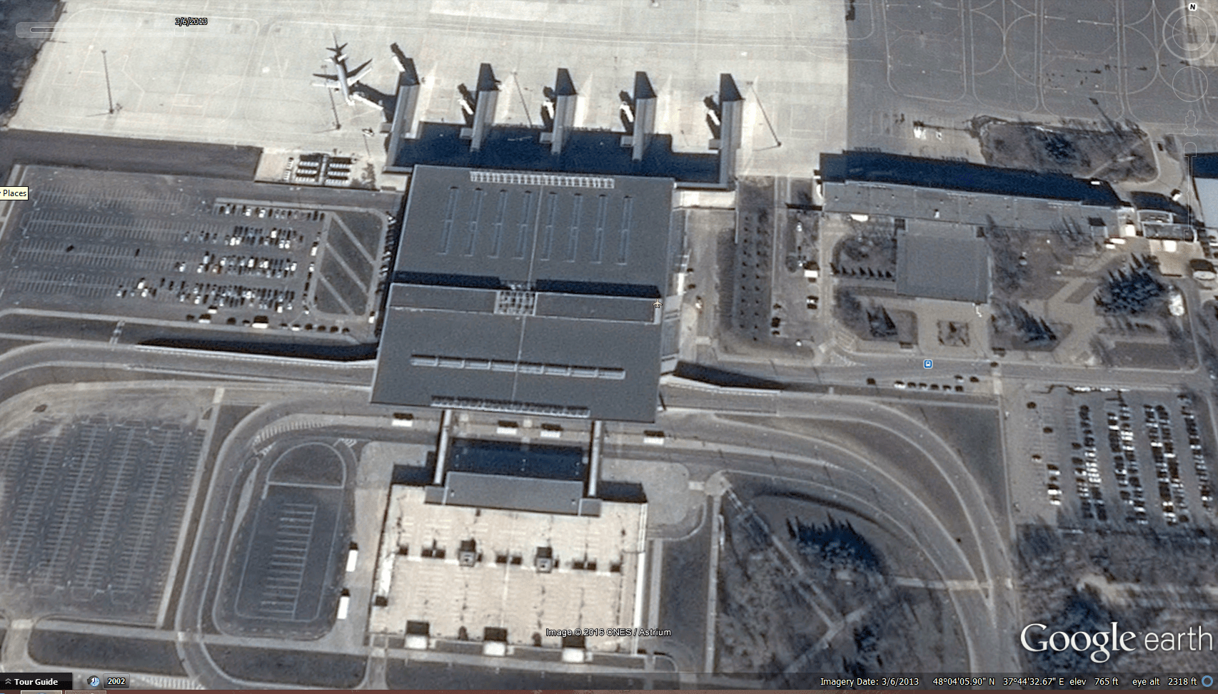 Ukraine 3D view Google Earth New Satellite Images