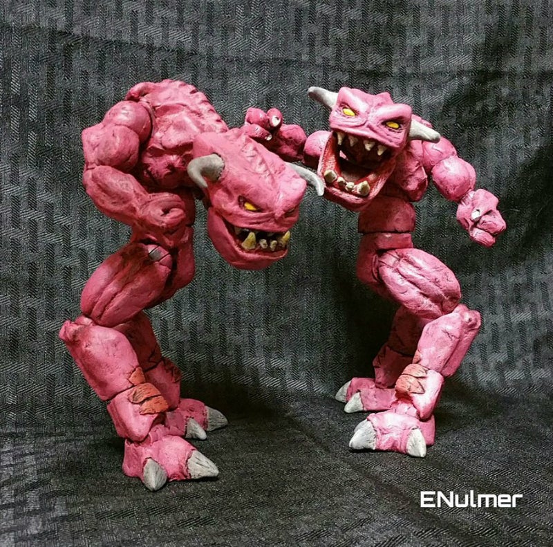 These handcrafted DOOM action figures will blow you away