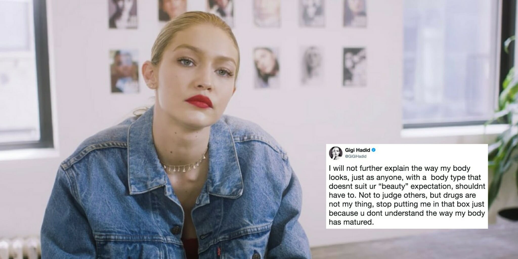 Gigi Hadid Pushes Back Against WeightShaming Critics On Twitter