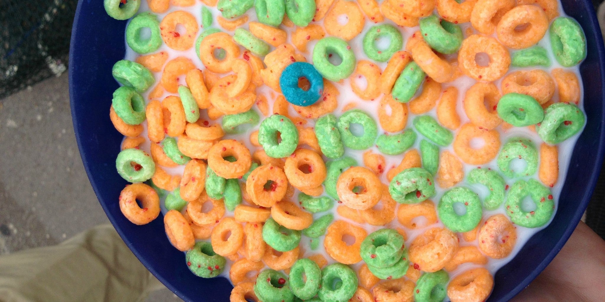 Bowl Of Green Apple Jacks