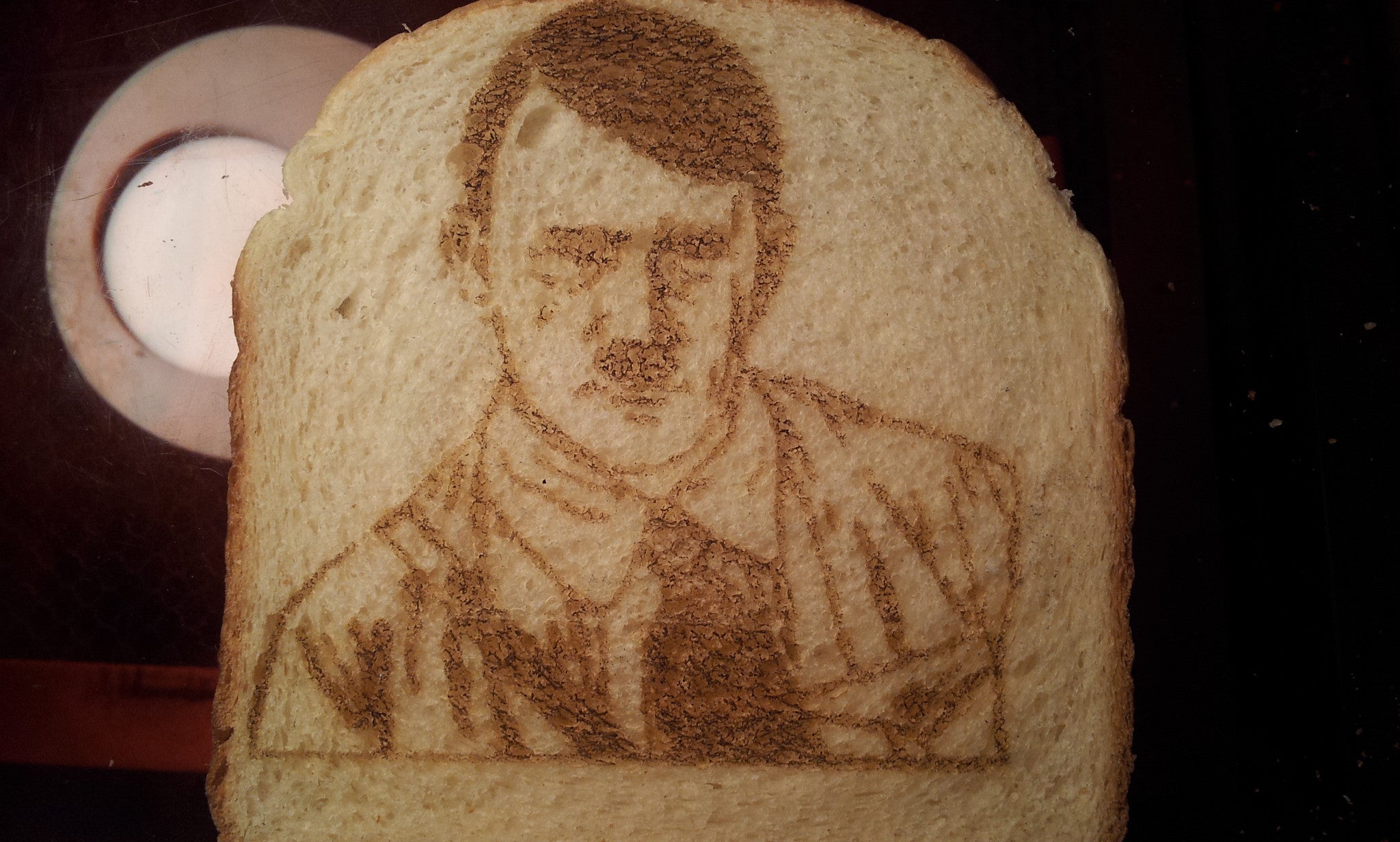 This is what happens when you give 4chan a toast engraver