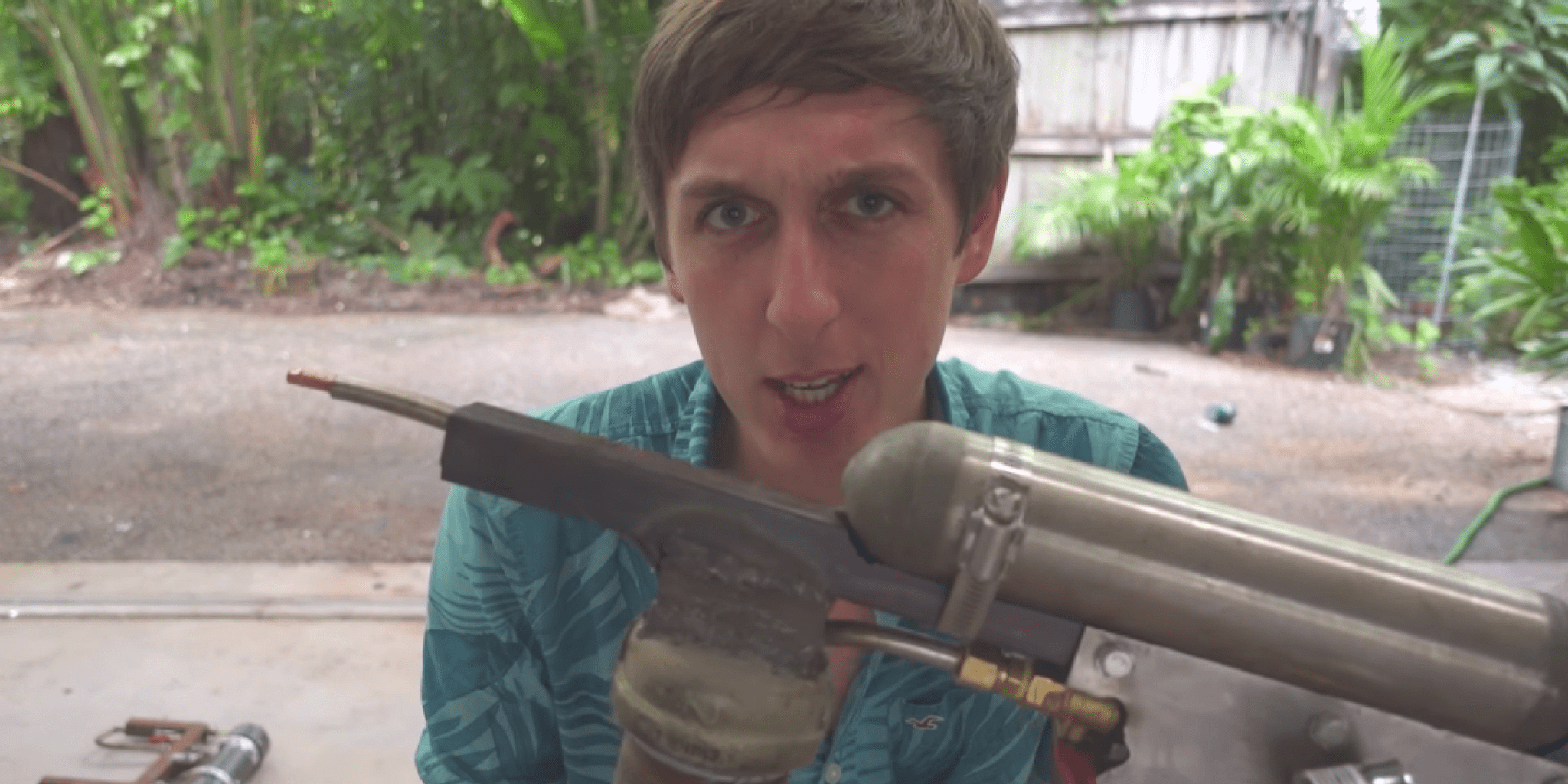 Watch The Backyard Scientist Molten Metal Squirt Gun Video