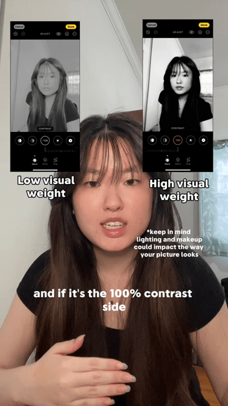 How To Tell If You Have A High Or Low "Visual Weight" - This Could