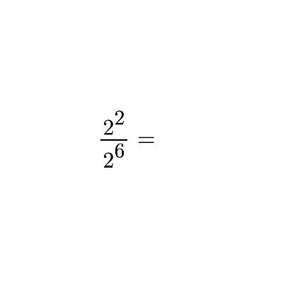 Properties Of Exponents: Quotient Rule & Zero/Negative Exponents • Activity Builder By Desmos