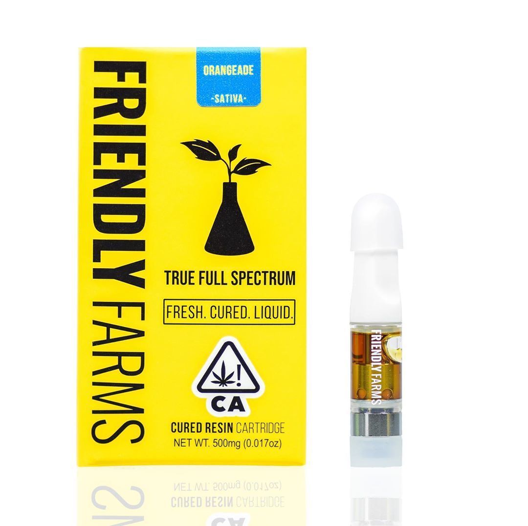 Lemon Haze Friendly Farms Cured Resin Cartridge Jane