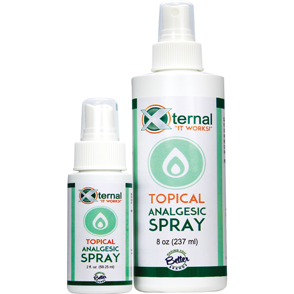Topical Analgesic Spray [2oz] Xternal Topical Spray Jane