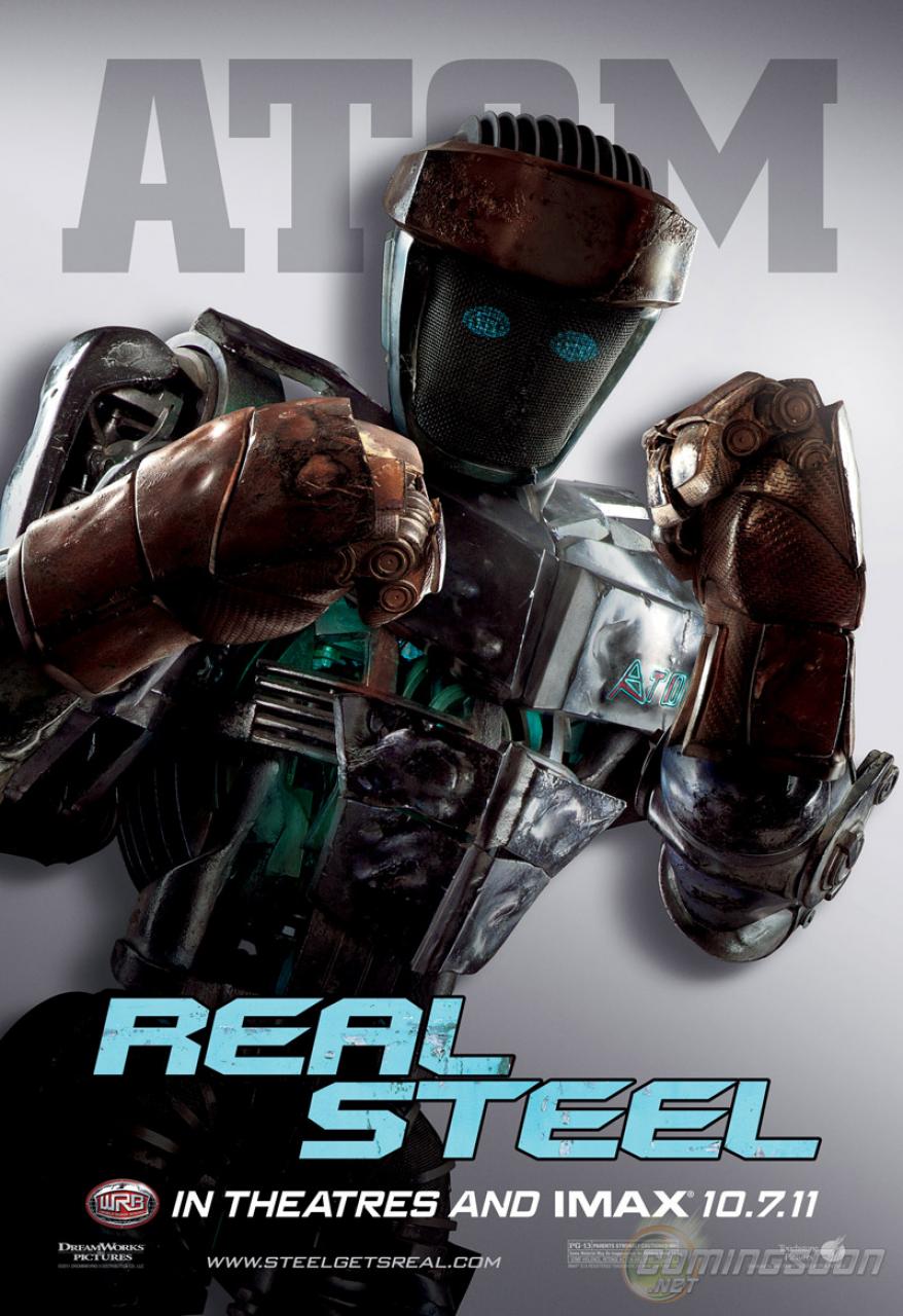 Robôs de Real Steel se apresentam nos novos pôsteres NerdBunker