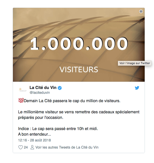 La Cité du Vin atteint le cap du million de visiteurs News Bordeaux