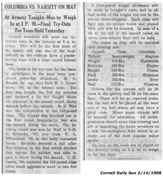 Columbia University vs. Cornell University