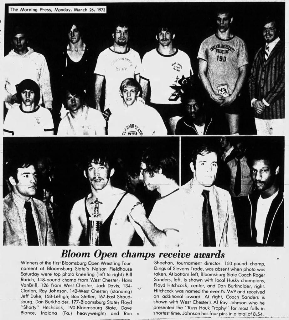 1st Annual Bloomsburg Open Wrestling Tournament