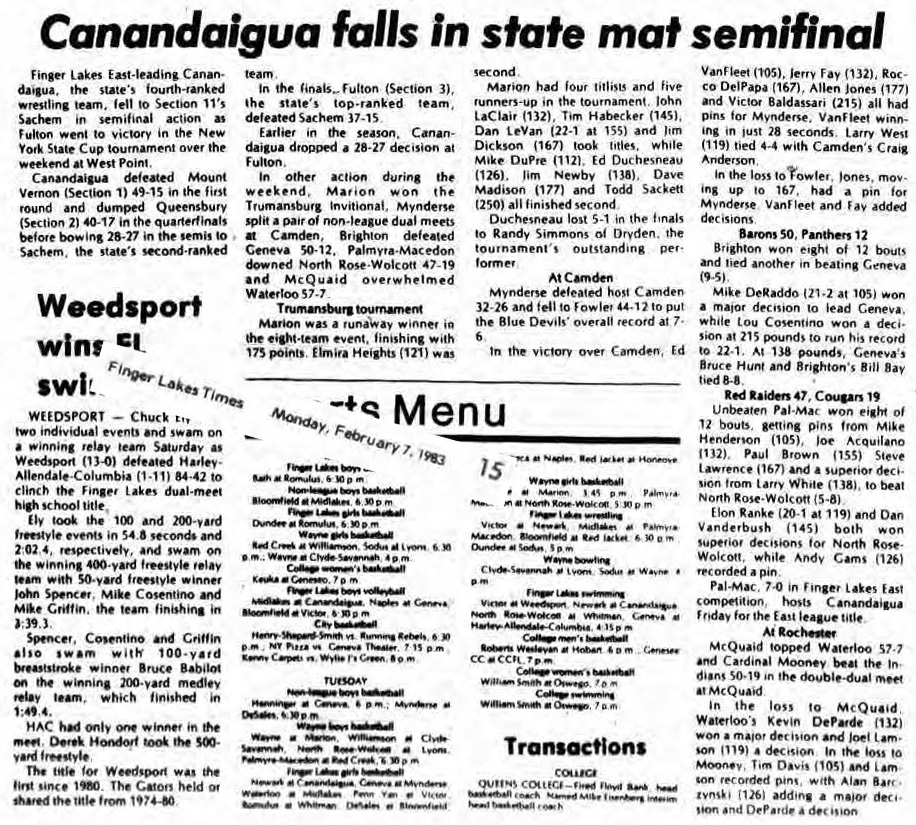 Trumansburg Invitational Wrestling Tournament