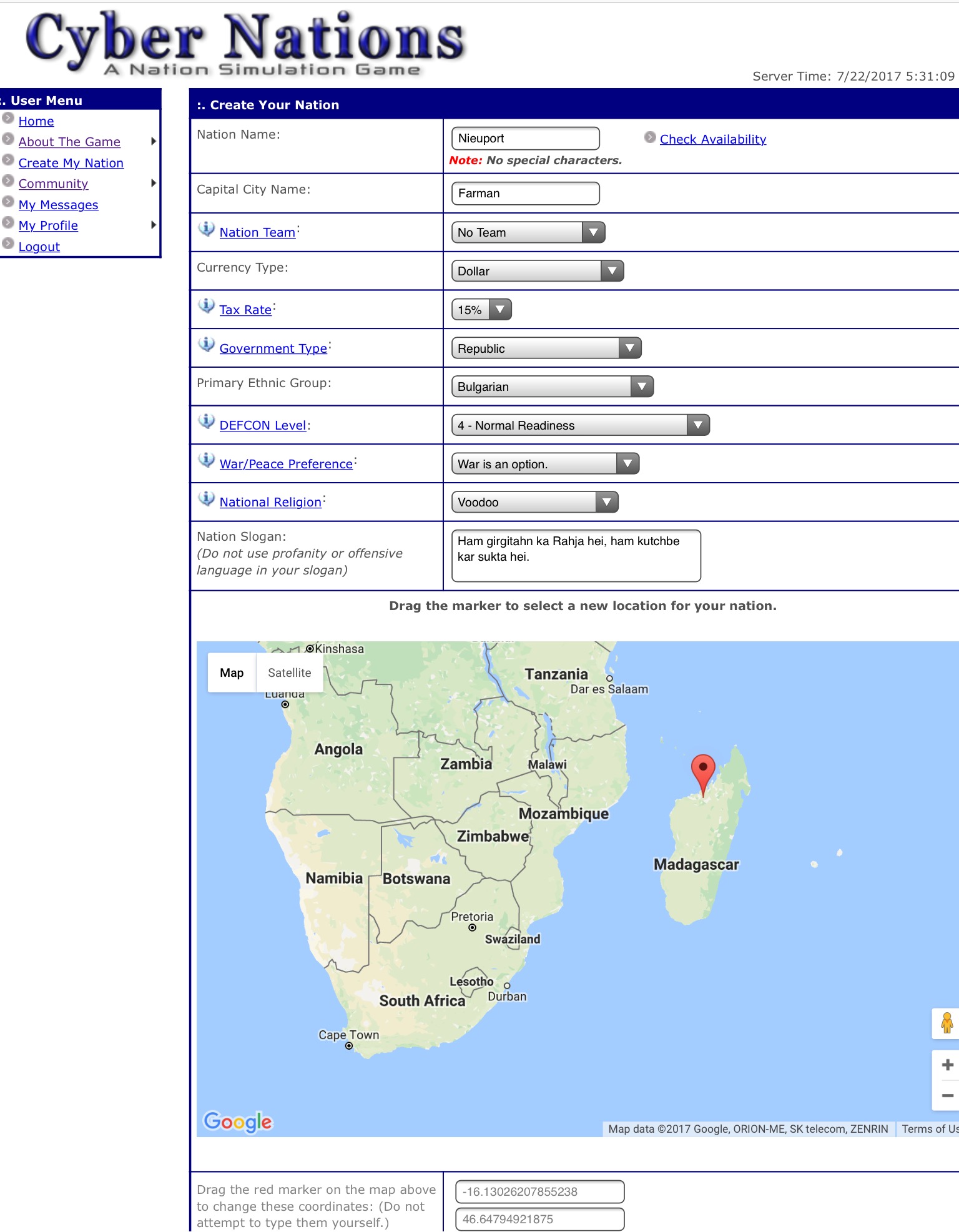 Cyber Nations Gaming Mudspike Forums