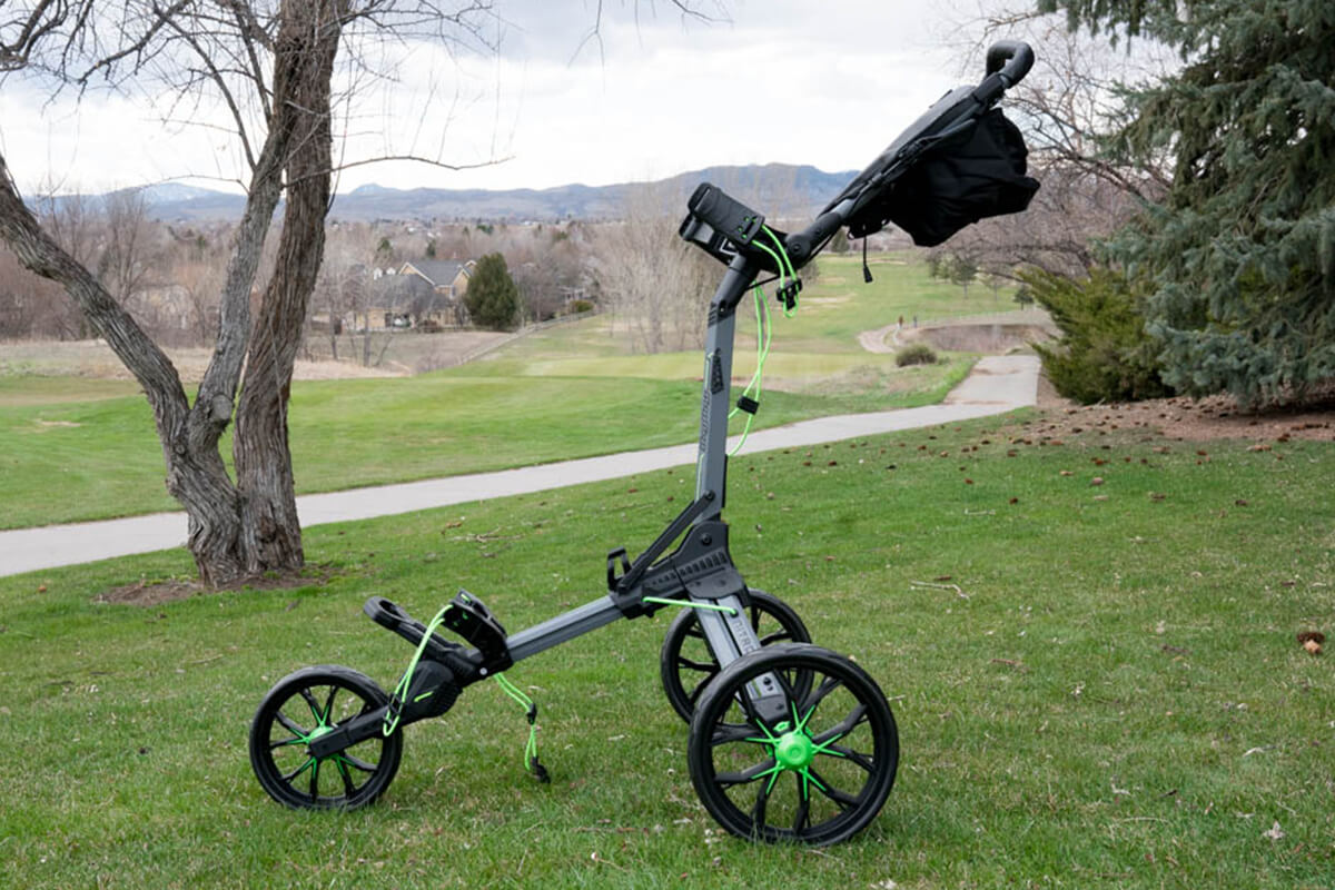 Bag Boy Nitron Pushcart A Closer Look MyGolfSpy